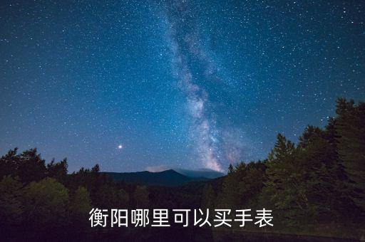 衡阳哪里可以买手表
