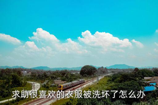 求助很喜欢的衣服被洗坏了怎么办