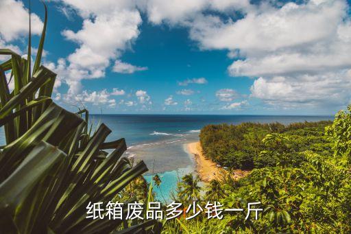 纸箱废品多少钱一斤