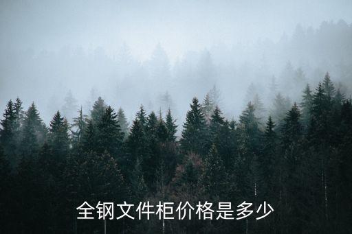 全钢文件柜价格是多少