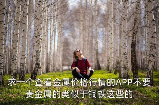 求一个查看金属价格行情的APP不要贵金属的类似于铜铁这些的