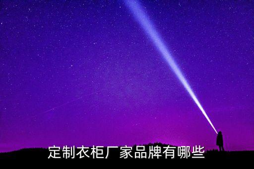 定制衣柜厂家品牌有哪些