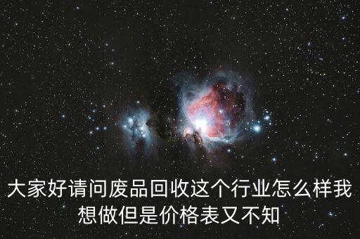 废品回收行业利润高吗现在，废品回收店利润大吗
