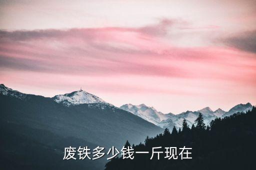 废铁多少钱一斤现在