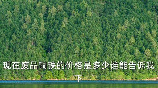 现在废品铜铁的价格是多少谁能告诉我下