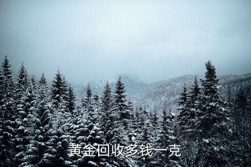 黄金回收多钱一克