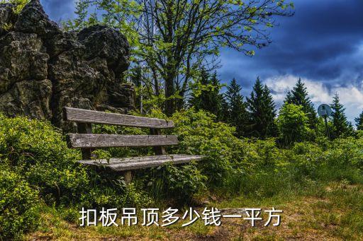 扣板吊顶多少钱一平方