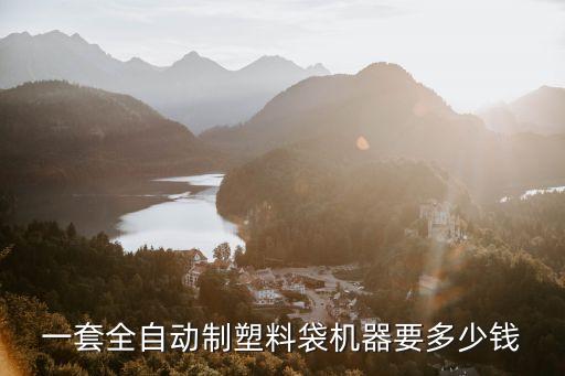 一套全自动制塑料袋机器要多少钱