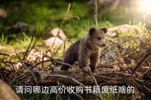 请问哪边高价收购书籍废纸啥的