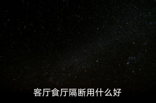 客厅食厅隔断用什么好