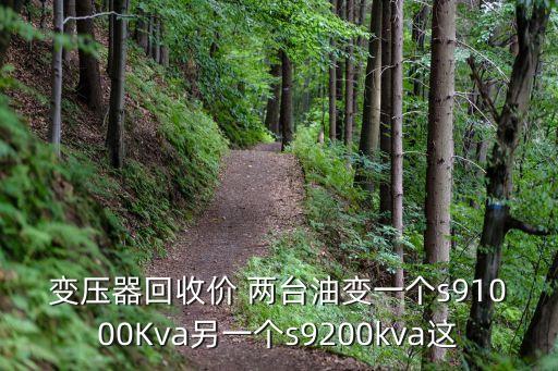 变压器回收价 两台油变一个s91000Kva另一个s9200kva这