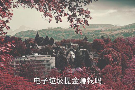 回收电子料怎么赚钱，电子垃圾提金赚钱吗