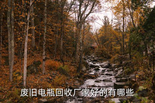 废旧电瓶回收厂家好的有哪些