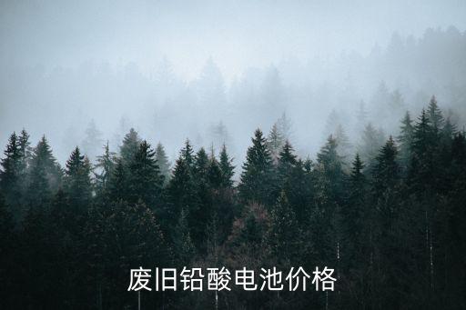 废旧铅酸电池价格