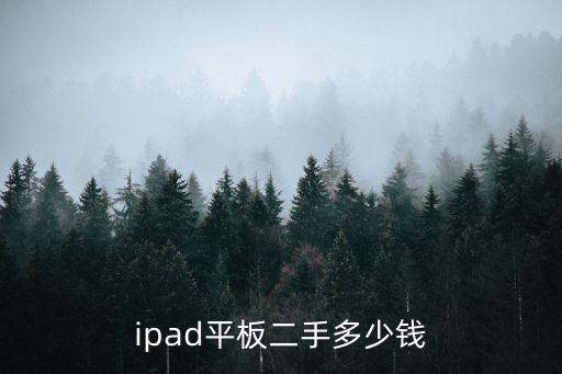 ipad平板二手多少钱