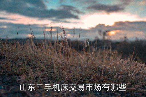 山东二手机床交易市场有哪些