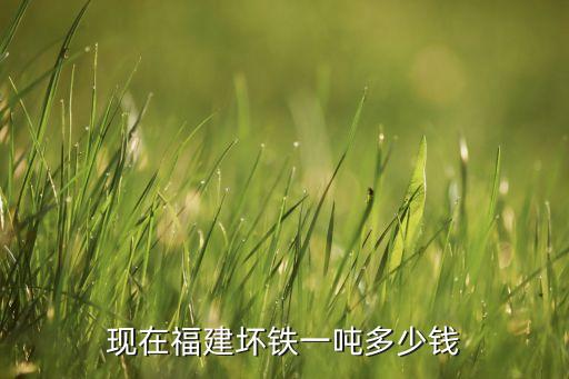 现在福建坏铁一吨多少钱