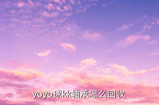 yoyo球kk轴承怎么回收