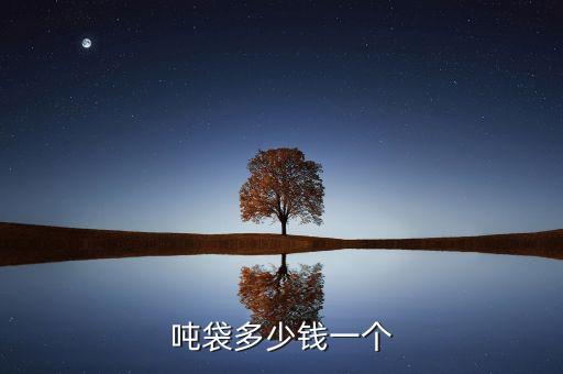 吨袋多少钱一个