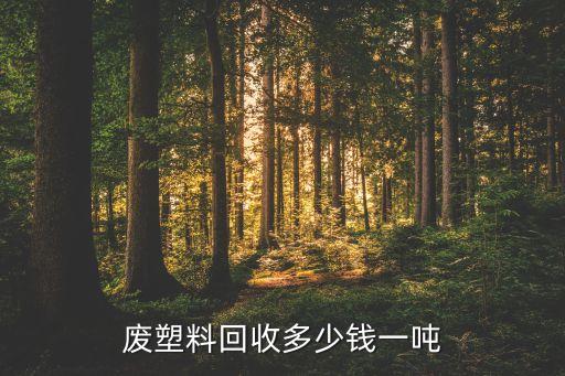 废塑料回收价格表，废旧塑料的价格是多少