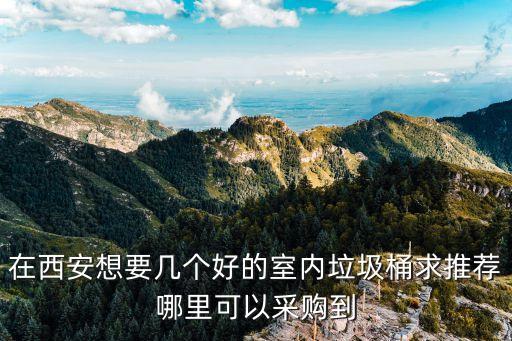 在西安想要几个好的室内垃圾桶求推荐哪里可以采购到