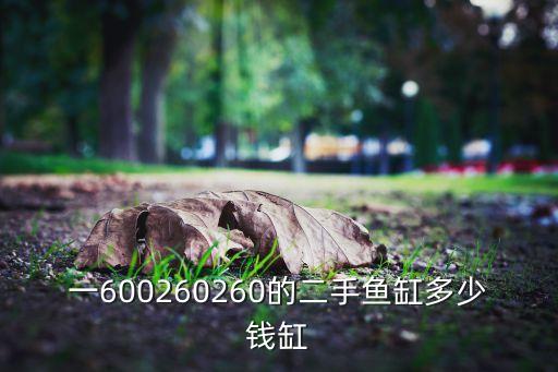 一600260260的二手鱼缸多少钱缸