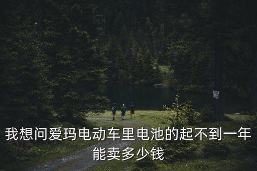 爱玛电动车回收，我想问爱玛电动车里电池的起不到一年能卖多少钱