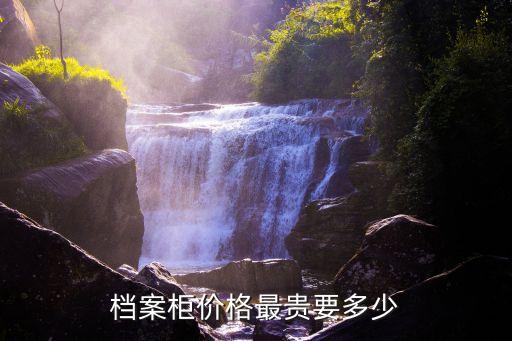 档案柜价格最贵要多少