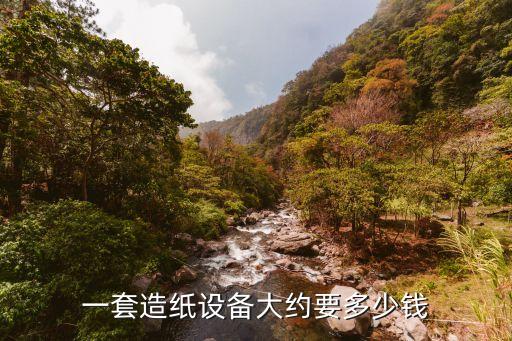 一套造纸设备大约要多少钱