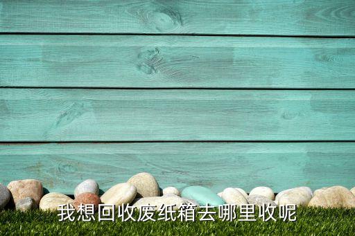 我想回收废纸箱去哪里收呢