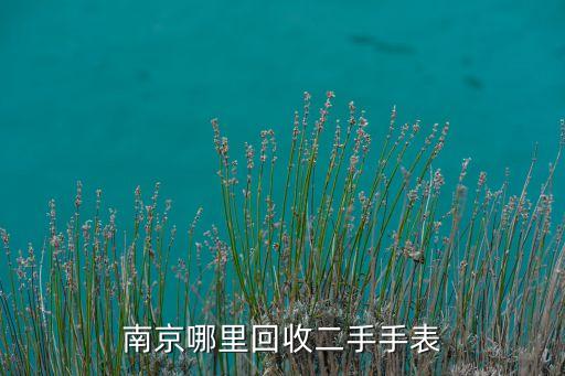 南京哪里回收二手手表