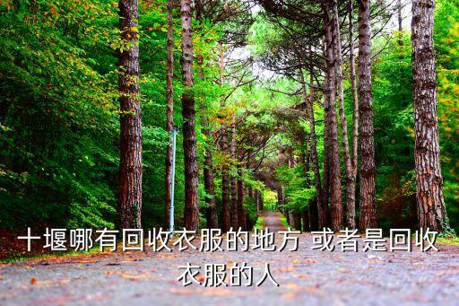 十堰哪有回收衣服的地方 或者是回收衣服的人