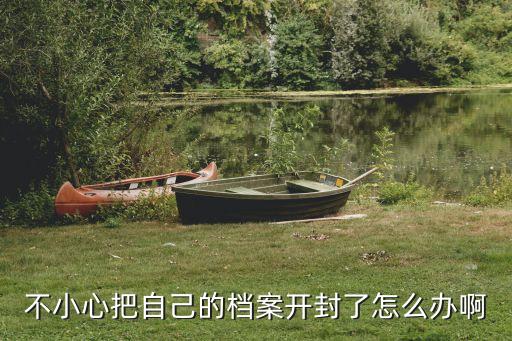 不小心把自己的档案开封了怎么办啊