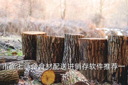 市面上适合食材配送进销存软件推荐一下
