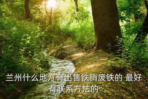 兰州什么地方有出售铁销废铁的 最好有联系方法的