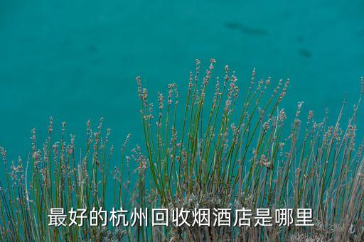 最好的杭州回收烟酒店是哪里