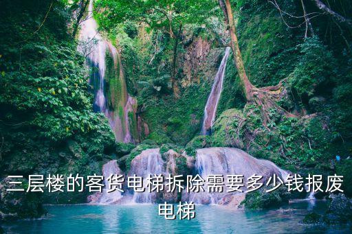 三层楼的客货电梯拆除需要多少钱报废电梯