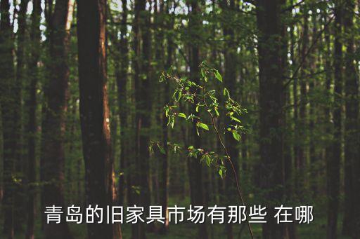 青岛的旧家具市场有那些 在哪