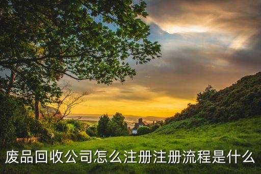 废品回收公司办理流程，废品回收公司怎么注册注册流程是什么