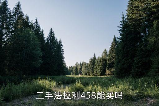 二手法拉利458能买吗