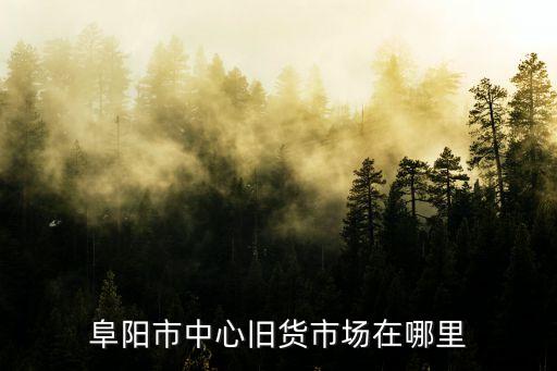 阜阳市中心旧货市场在哪里