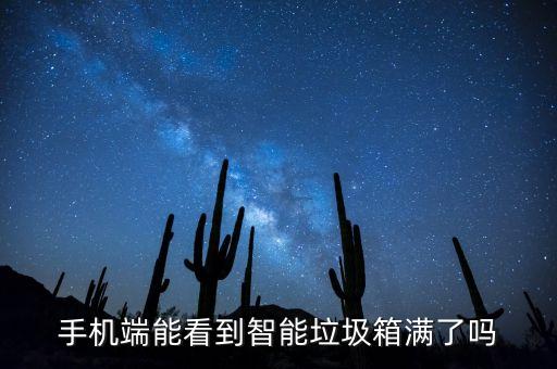 手机端能看到智能垃圾箱满了吗