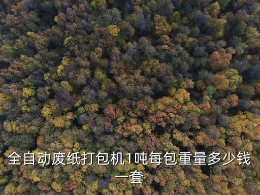废纸全自动打包机价格，全自动废纸打包机多少钱