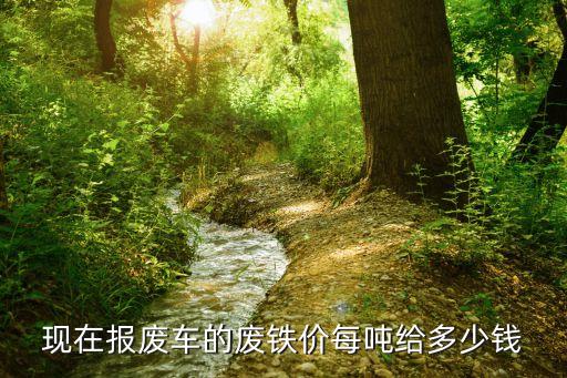 现在报废车的废铁价每吨给多少钱