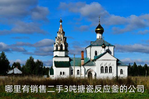 哪里有销售二手3吨搪瓷反应釜的公司