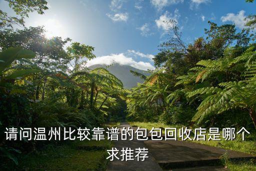 请问温州比较靠谱的包包回收店是哪个求推荐
