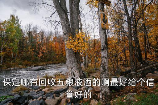 保定哪有回收五粮液酒的啊最好给个信誉好的