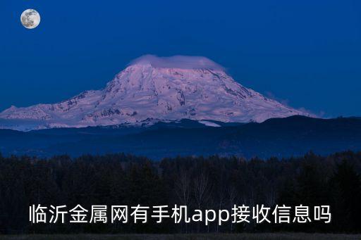 临沂金属网有手机app接收信息吗