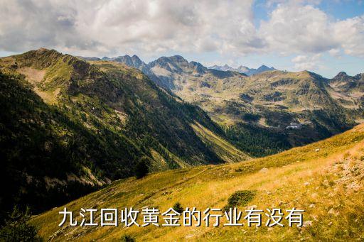 九江回收黄金的行业有没有