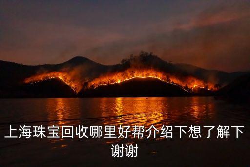 上海珠宝回收哪里好帮介绍下想了解下谢谢